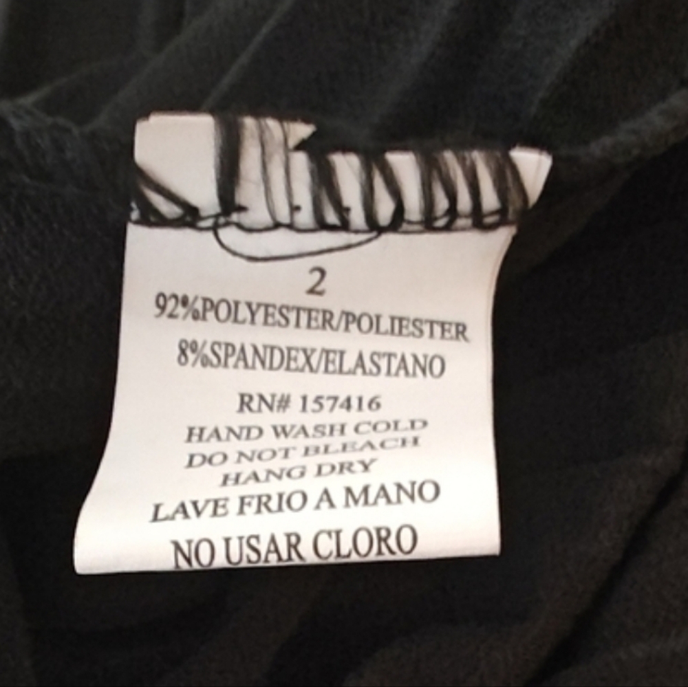 One Size Black Pleated Maxi Skirt Elastic High Waist Flowy Drawstring Boho - Picture 12 of 14